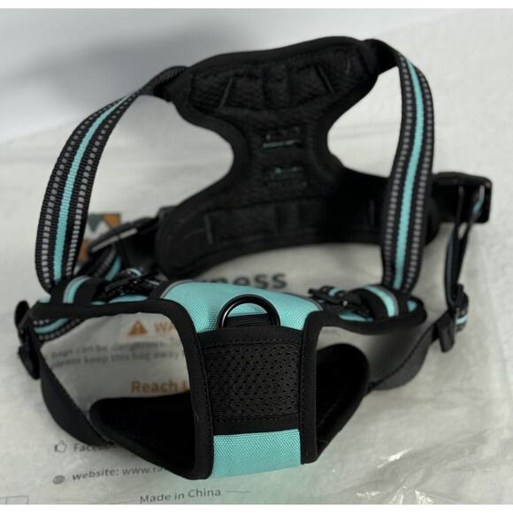 New Rabbit Goo No Pull, Adjustable Dog Harness Reflective and Padded Sz M - Picture 4 of 4